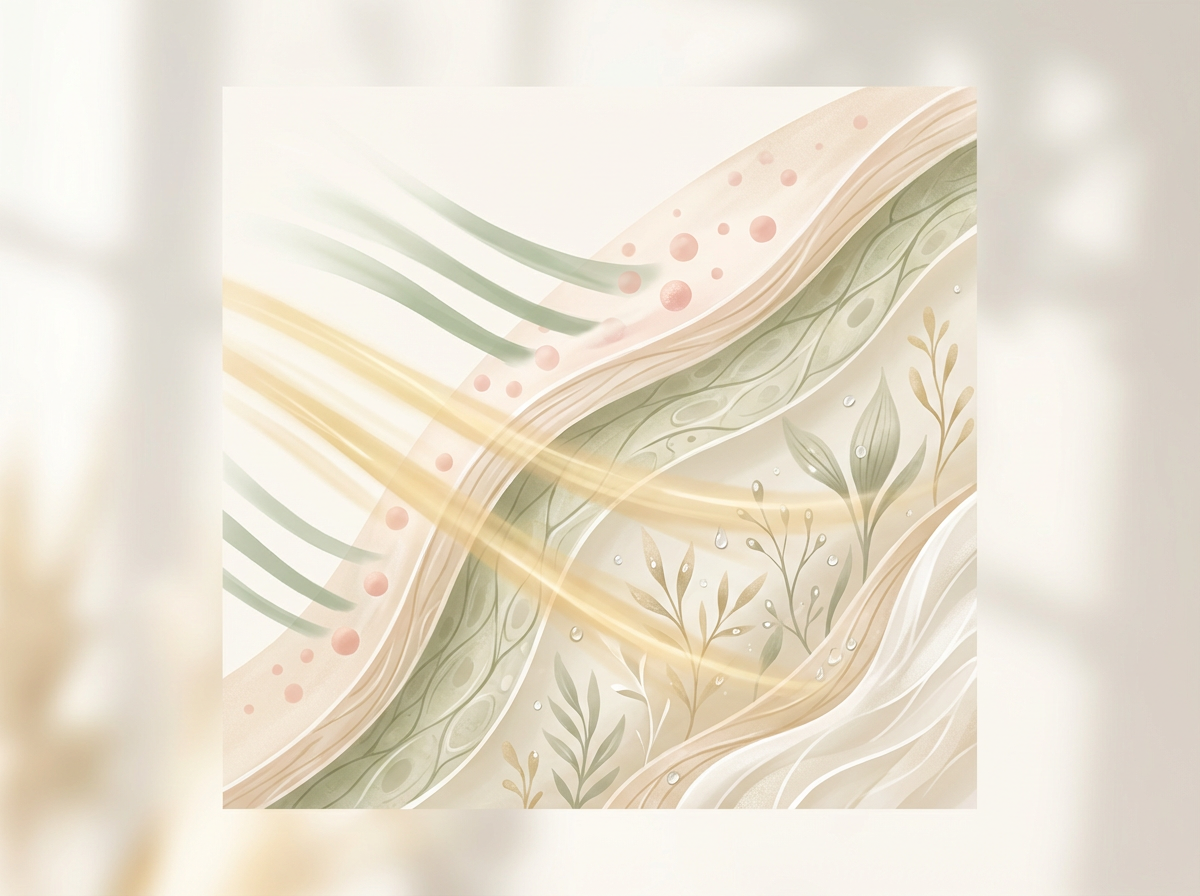 A simple, elegant graphic illustrating how UVA and UVB rays penetrate different layers of the skin.